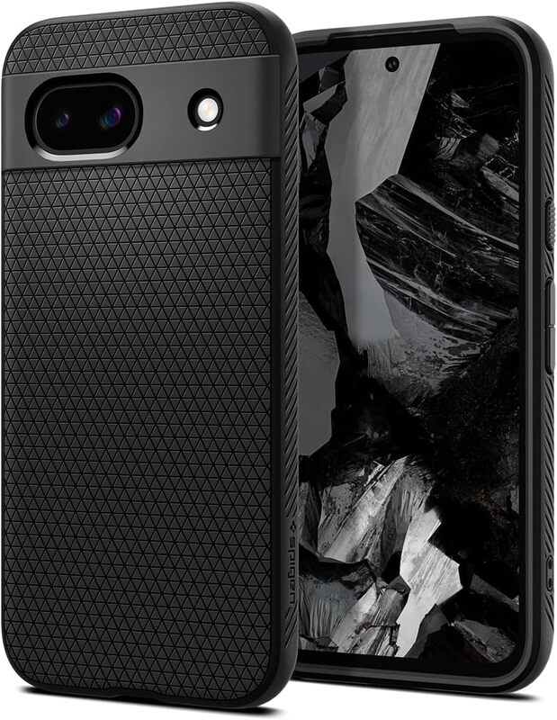 Spigen Liquid Air for Google Pixel 8a case cover - Matte Black